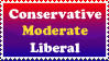 Moderate stamp