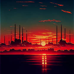 Retro Sunset 2048x2048
