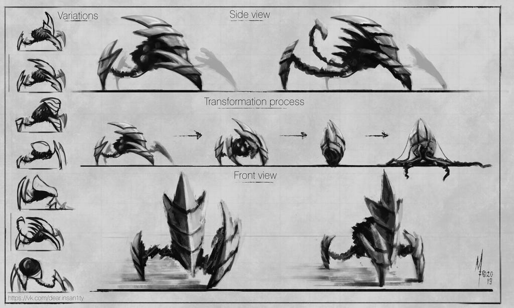 Creatures concept art by ParaDice07 on DeviantArt