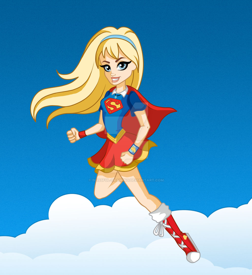 DC Superhero Girls: Supergirl by blissful-drawing on DeviantArt