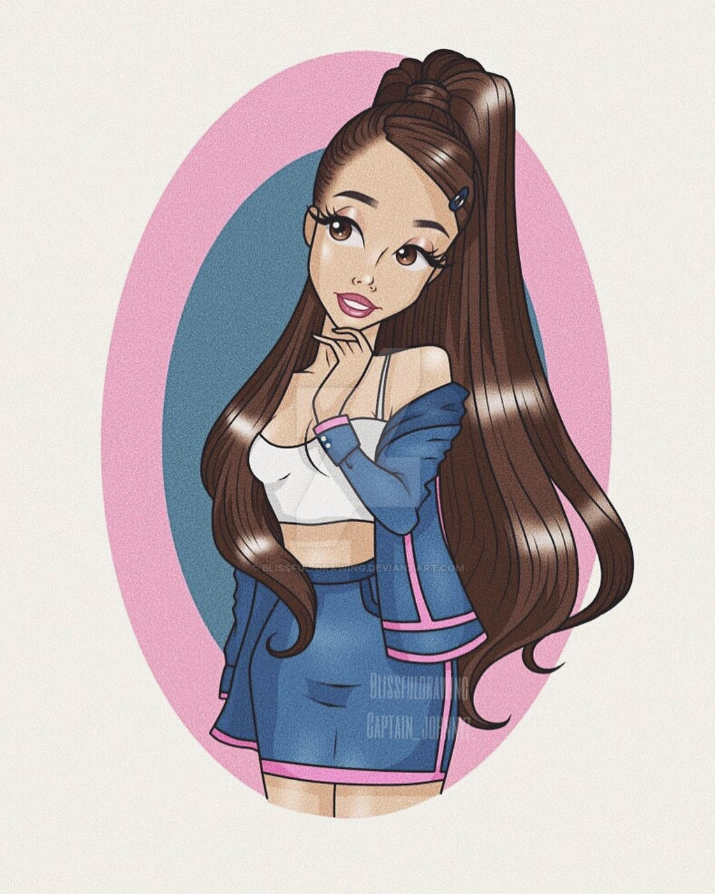 Ariana Grande Cartoon by blissfuldrawing on DeviantArt