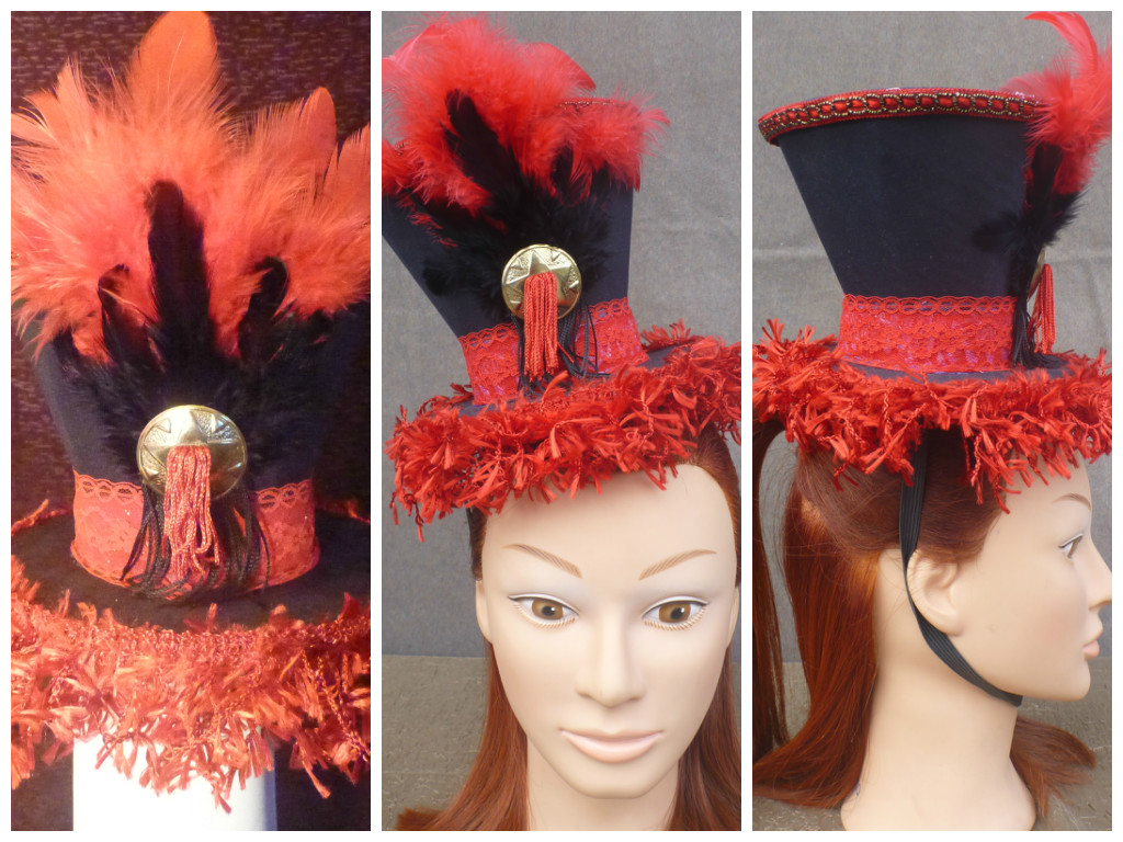 Circus Lion Tamer Inspired Mini Hat Fascinator