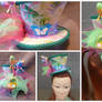 Spring Inspired Mad Hatter Mini Hat Fascinator