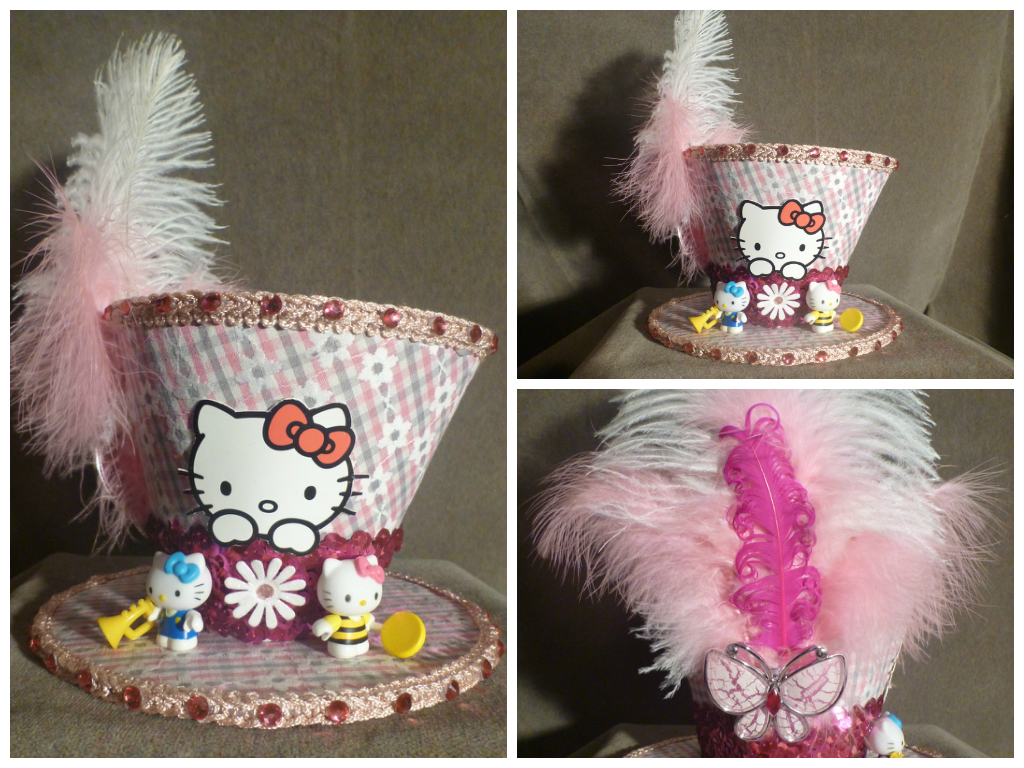 Hello Kitty Mad Hatter Mini HatFascinator