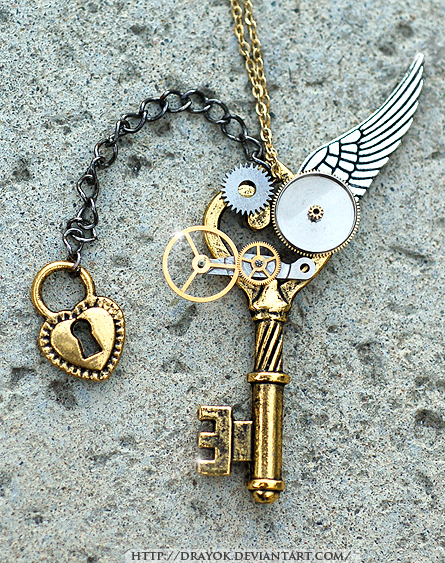 Steampunk Key Necklace