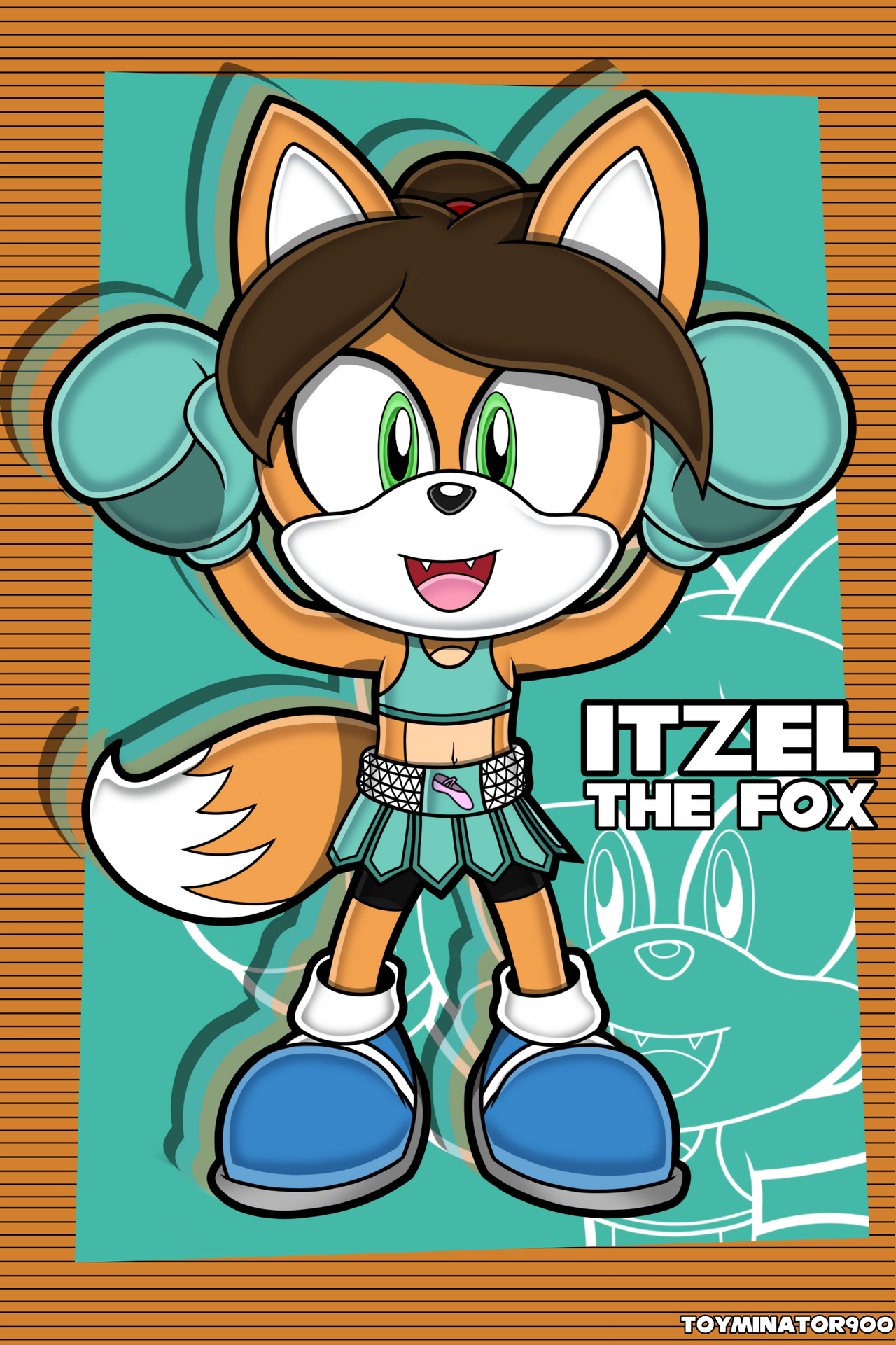 Itzel Fox Boxer series: Itzel the Fox by Toyminator900 on DeviantArt