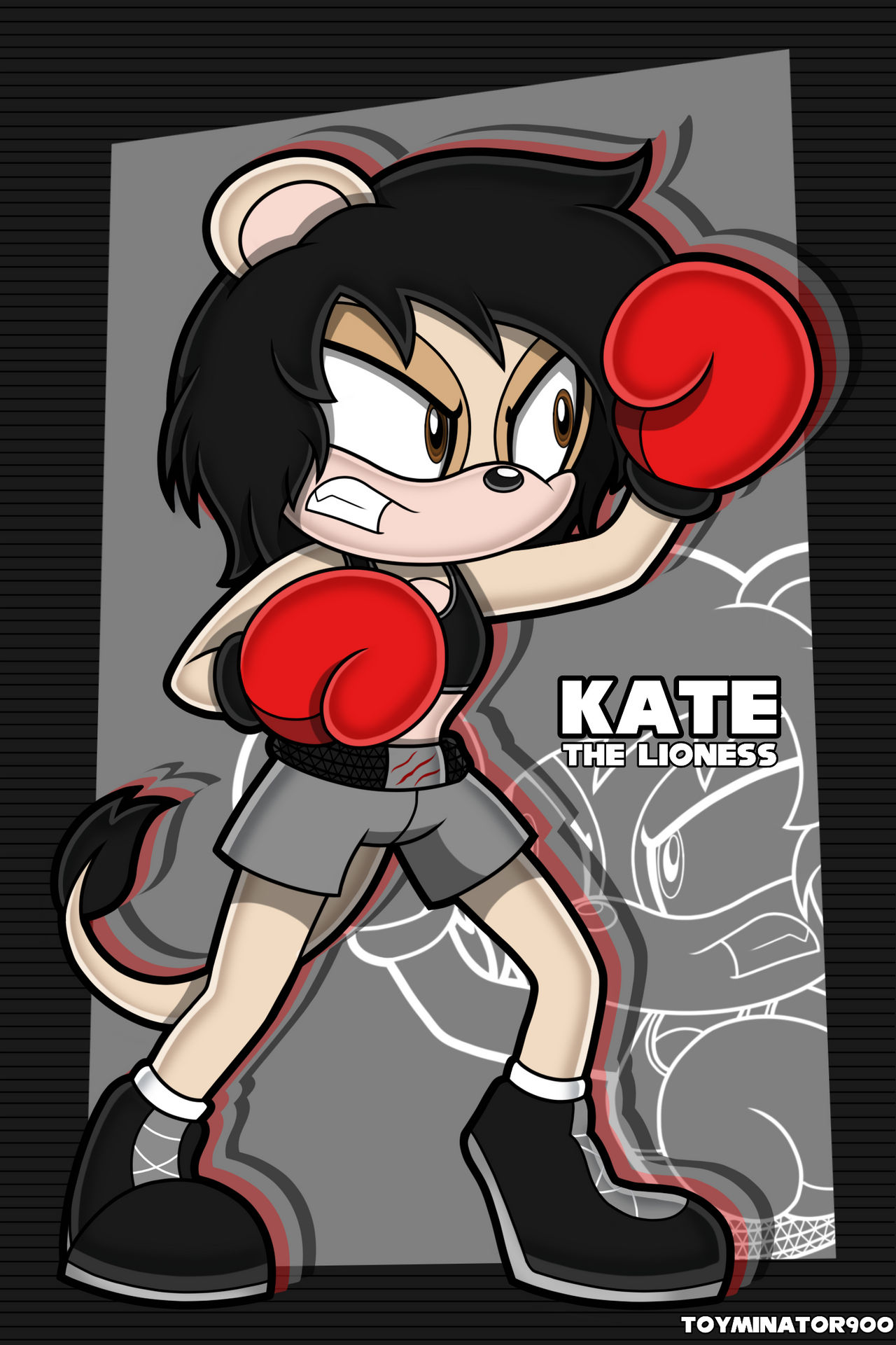 Boxer series: Kate the Lioness by Toyminator900 on DeviantArt