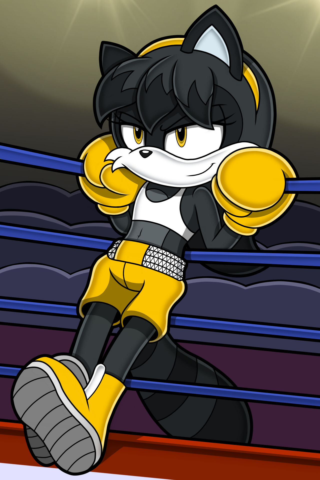 Kenzie on the ropes by Toyminator900 on DeviantArt