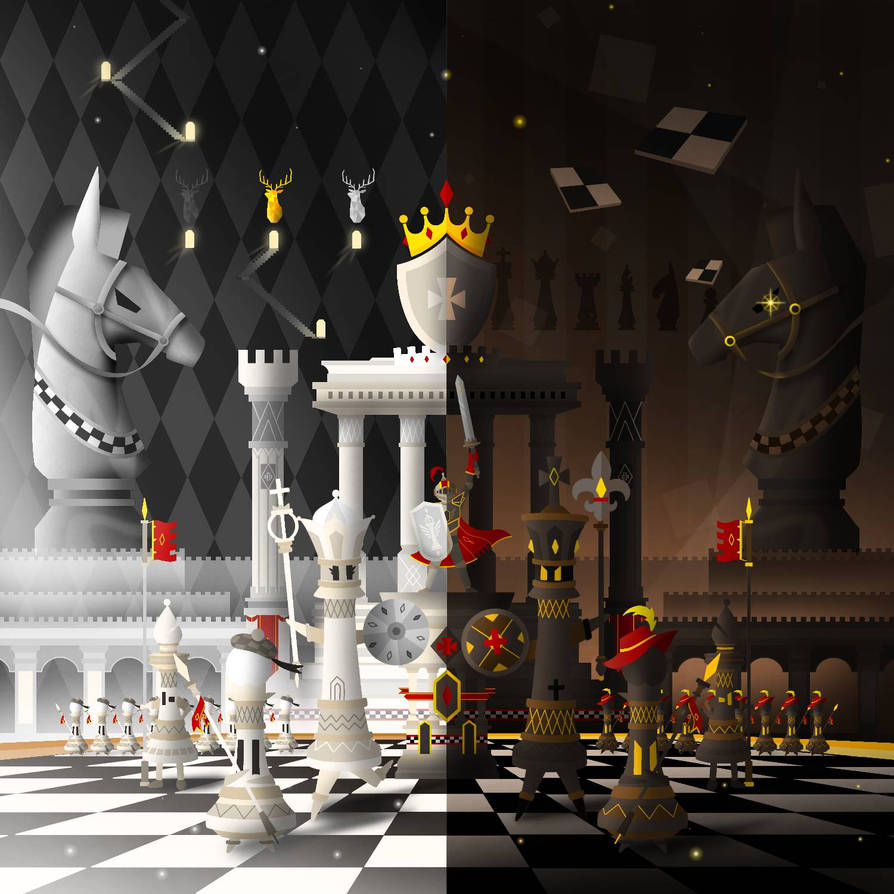 A great game of chess being played all over by zh84 on DeviantArt