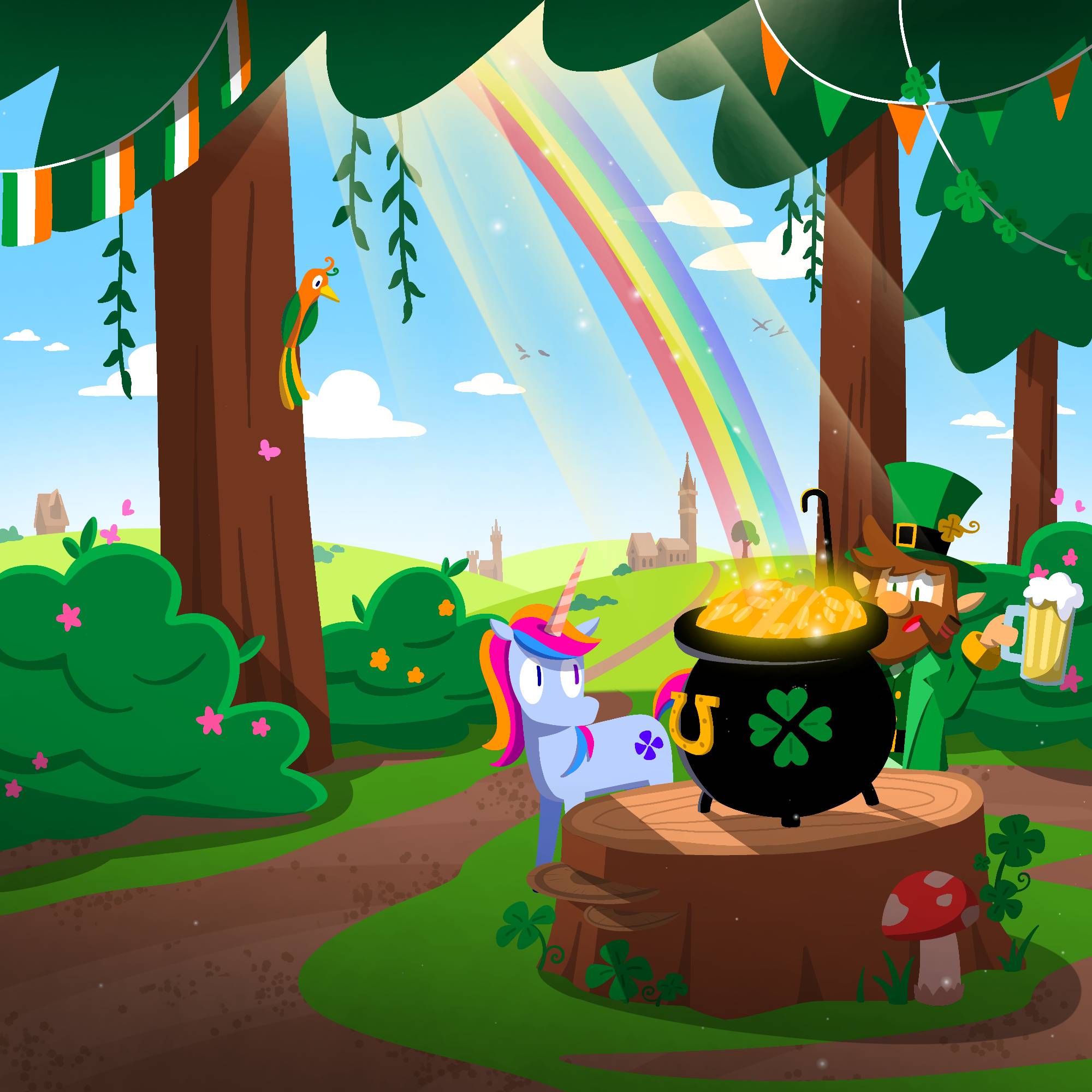 Rainbow Friends in the Park by Sjakr on DeviantArt