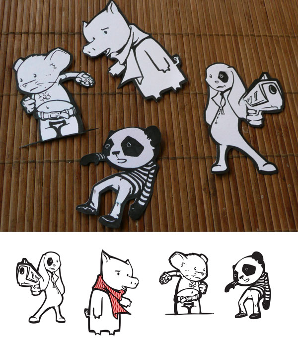 animal cutouts