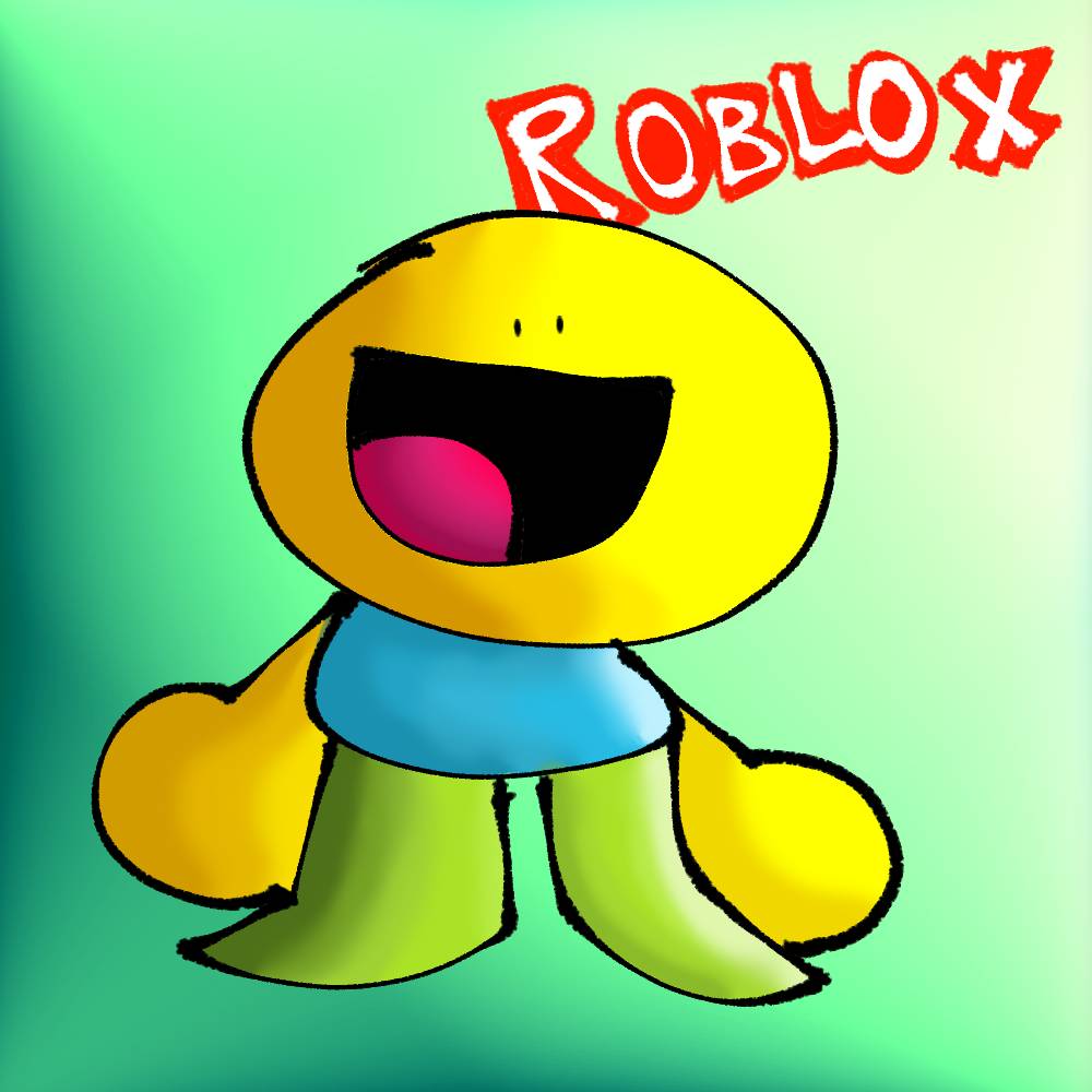 Noob Roblox Drawing by Rheaventura on DeviantArt