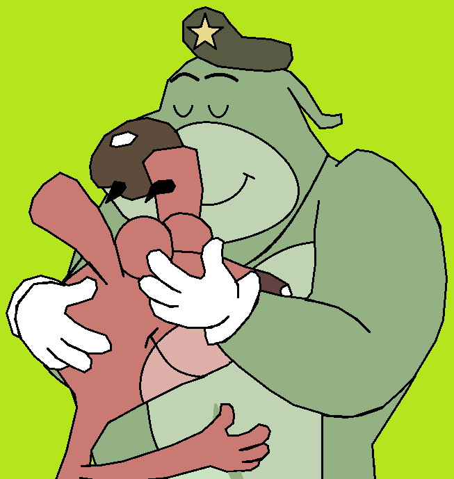 Doggy Don and Colonel Brotherly Hug (Prototype) by AlanArtAlvin on DeviantArt Doggy Don and Colonel Brotherly Hug (Prototype) by AlanArtAlvin on DeviantArt