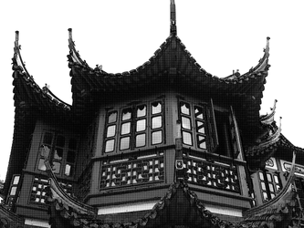 Asian Roof 01 by Petite-Dionee