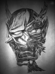 Hannya Dragon Oni Masks