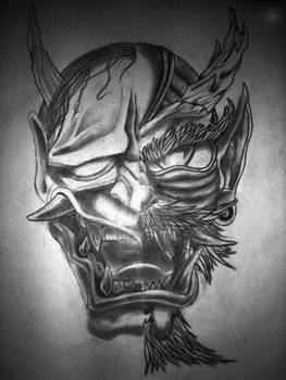 Hannya Dragon Oni Masks