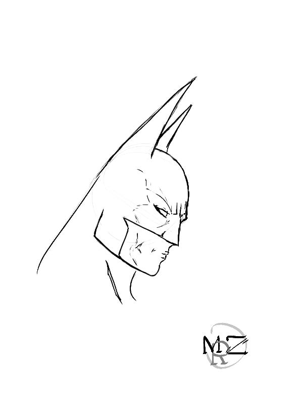 Batman Grid Line Batman Line Art by MysteRitz on DeviantArt