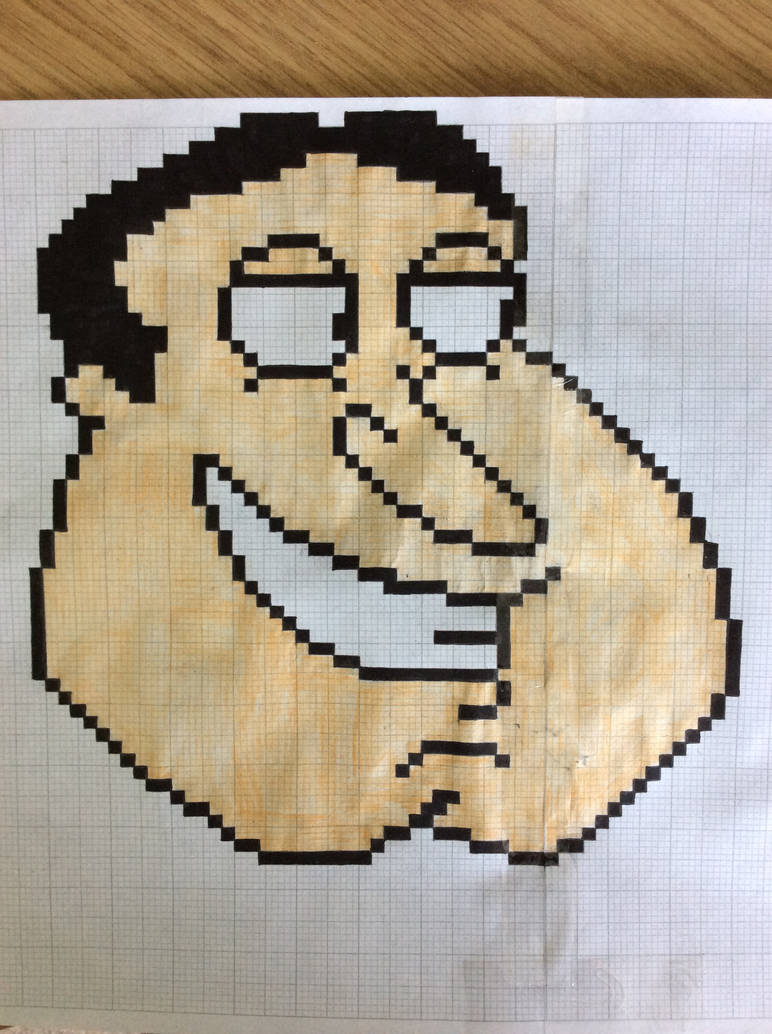 Quagmire From Family Guy Pixel Art by ShadowDrawer127 on DeviantArt
