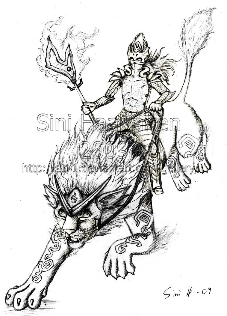 Lion rider by Sini1 on DeviantArt