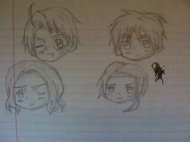 Hetalia- Chibi heads