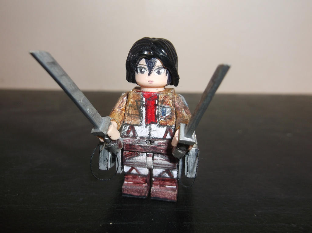 LEGO Attack on Titan: Mikasa Ackerman by TommySkywalker11 on DeviantArt