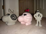 Earthbound plushies + tutorial by Eyes5