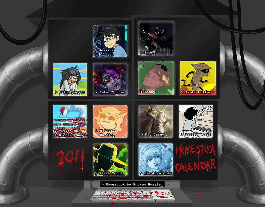 Homestuck Calendar preview by Eyes5 on DeviantArt