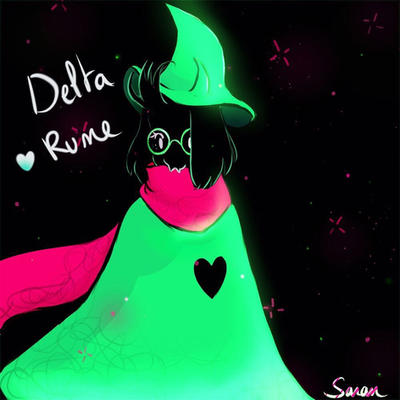 Delta Rune Ralsie Delta rune fanart/ Ralsei by Saran-vlue on DeviantArt