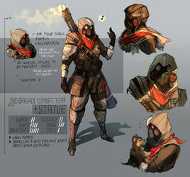 Heavy Arms Soldier - Concept Art
