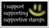 Supporting Supportive Stamps
