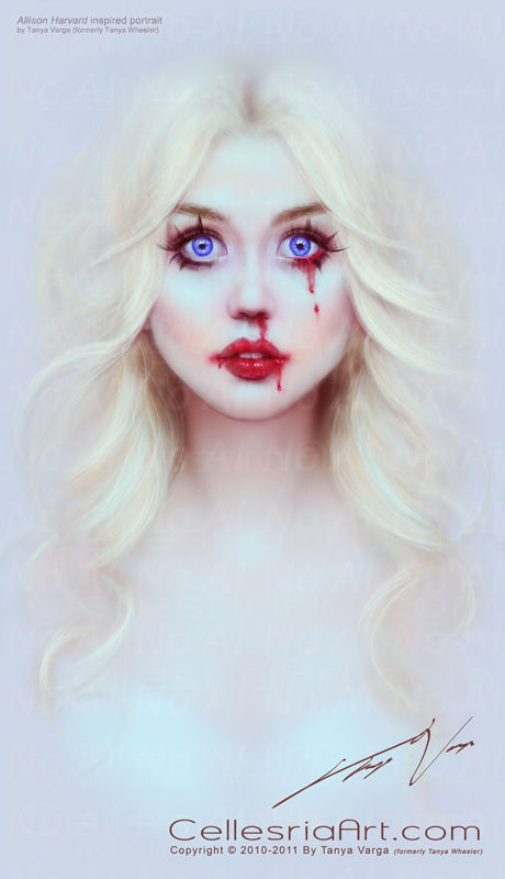 Allison Harvard inspired portrait by Cellesria