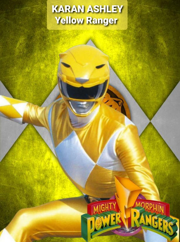 Karan Ashley as Yellow Ranger by LagoonHeroes on DeviantArt