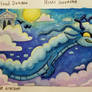 Cloud Dragon Gouache