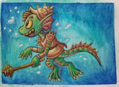 Sea Monster Painting