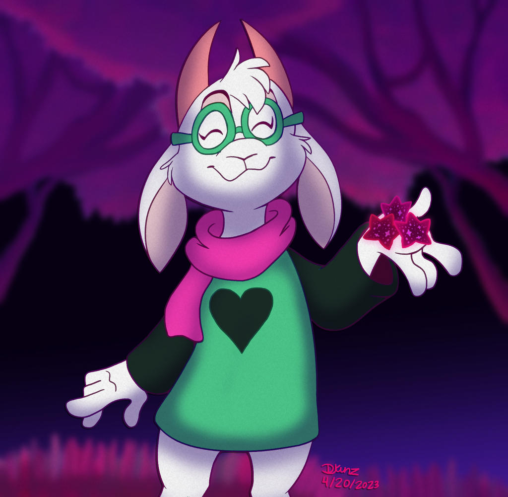 Ralsei offers you dark candy by megadrivesonic on DeviantArt