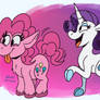 Pinkie Pie And Rarity