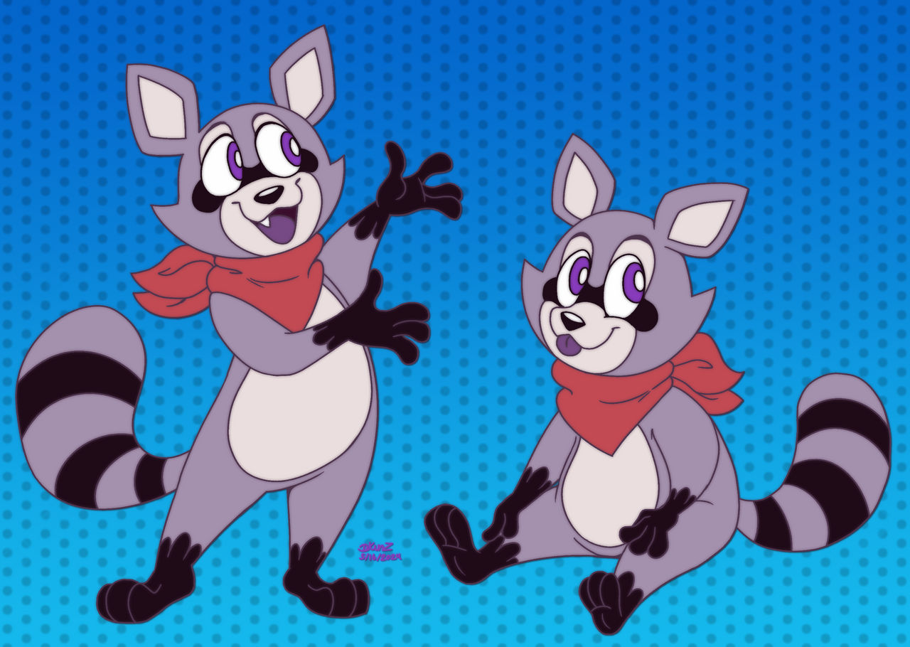 Rambly Racoon Indigo Park by megadrivesonic on DeviantArt