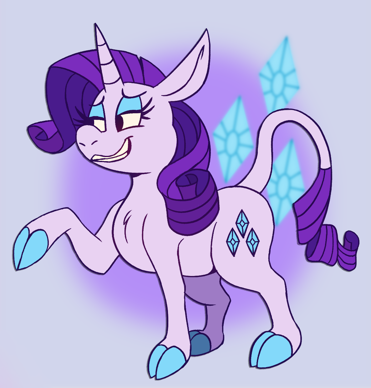 Deviantart Future Rarity Rarity Redesign by megadrivesonic on DeviantArt