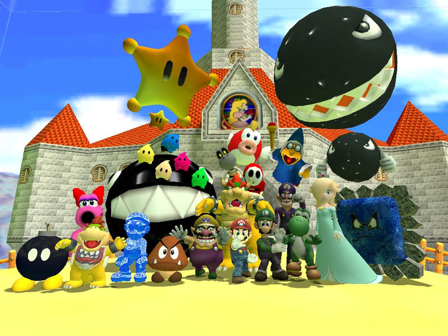 Mario Crew .Old. by SuperSmashBrosGmod on DeviantArt