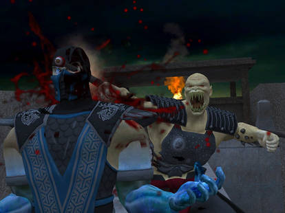 Baraka shreds Kung Lao (Fatality) by DeathColdUA on DeviantArt