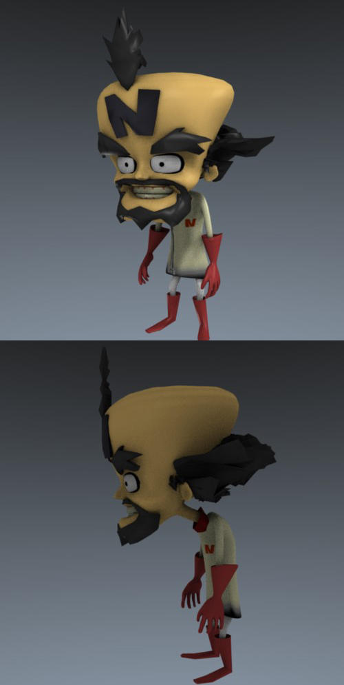Dr. Neo Cortex Model by SuperSmashBrosGmod on DeviantArt
