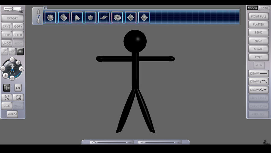 Stick Figure Model by SuperSmashBrosGmod on DeviantArt