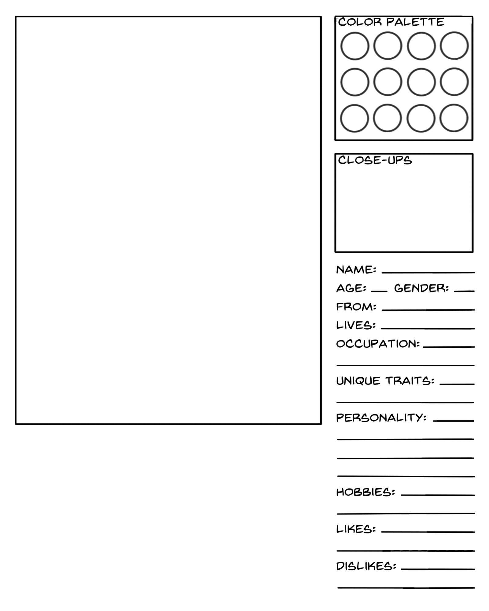 Character Data Sheet Template Ordinary Character By Carenrose On Deviantart