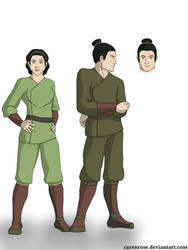 Kun and Lan - Earthbender Brother and Sister