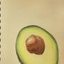 Avocado - Colored Pencil