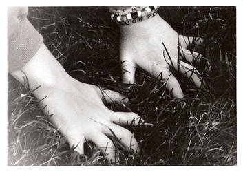 Hands in the Grass