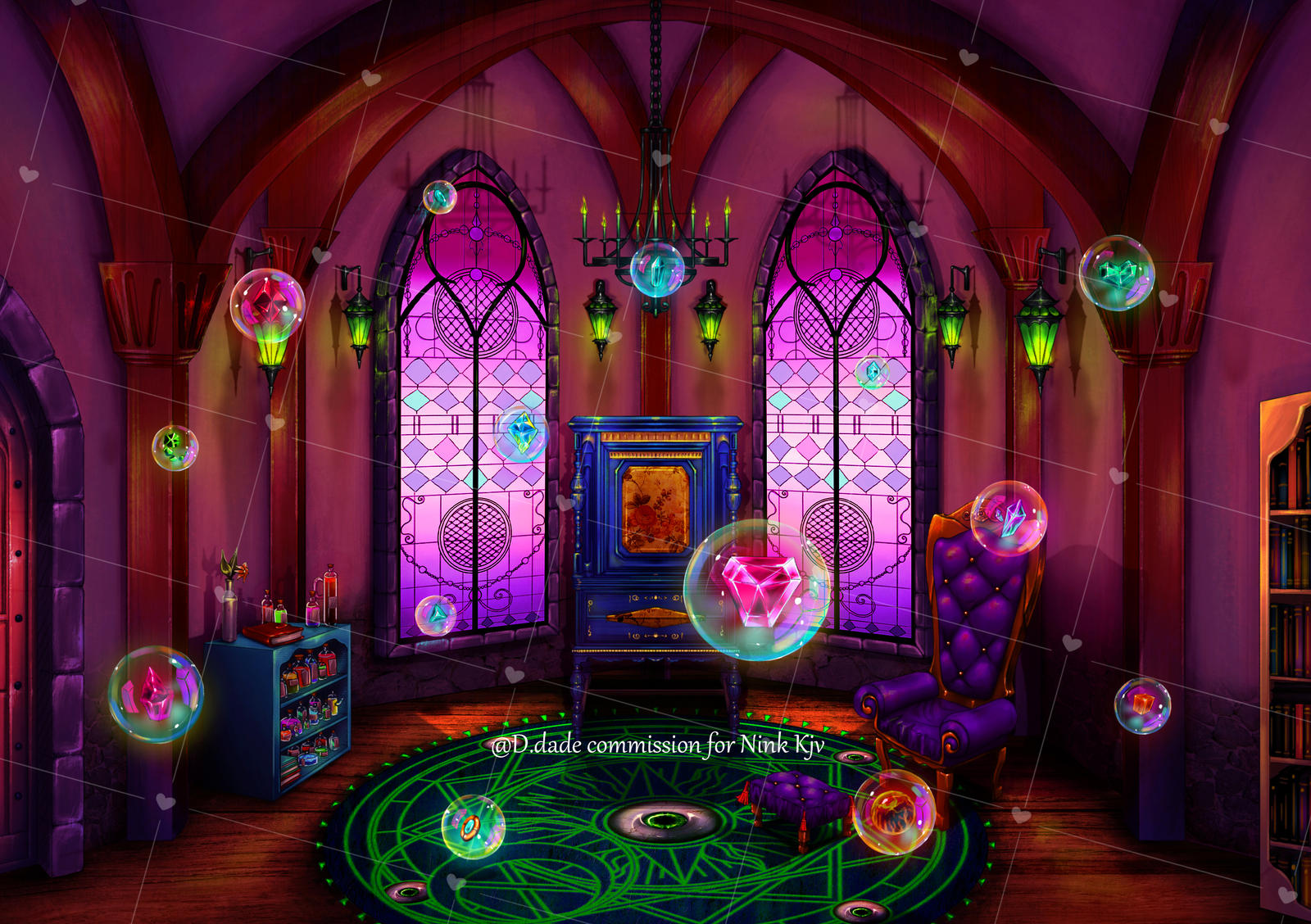 magic room / commission by Ddade95 on DeviantArt