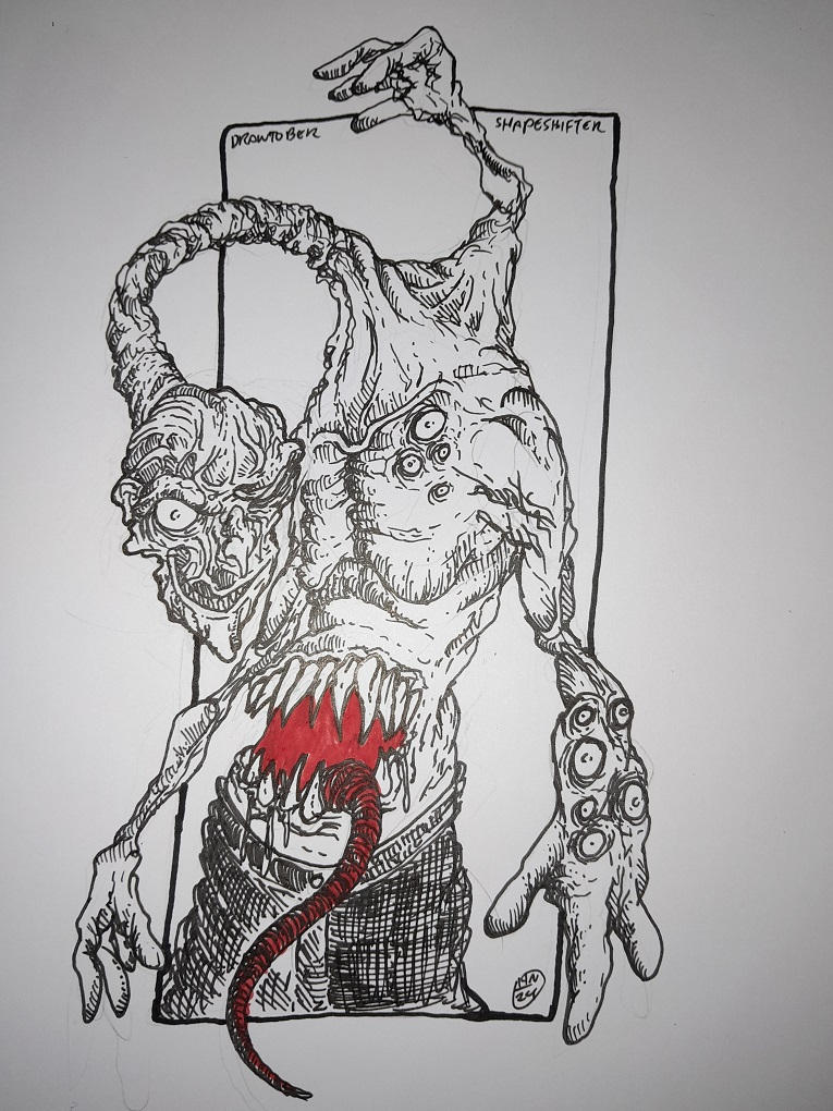 Shapeshifting Draw Drawtober 6-10: Shapeshifter by MaestroMorte on DeviantArt