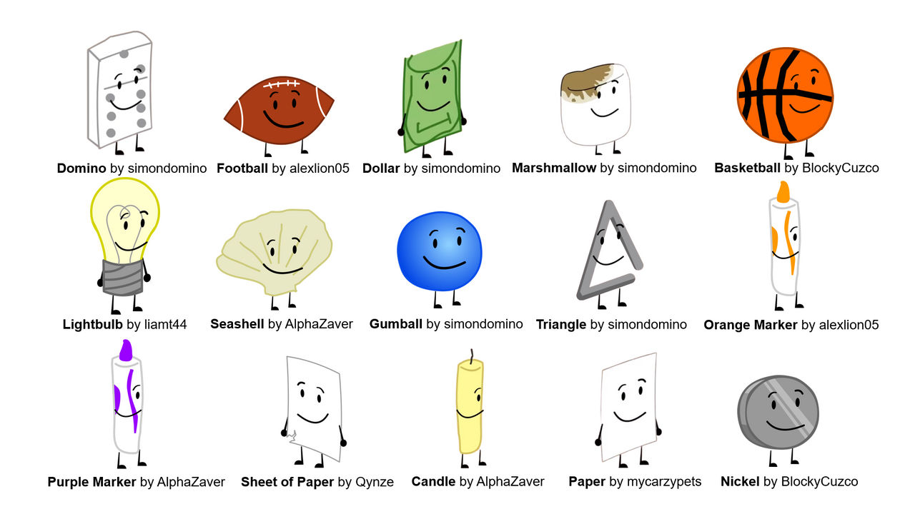 Recommended Characters in Bfdi 12 by MertUslu1024 on DeviantArt
