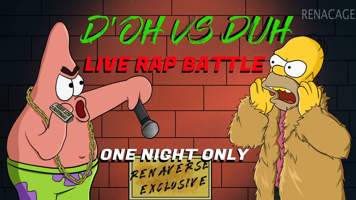 Patrick As A Rapper Patrick VS Homer Rap Battle (link in description) by Renacage on DeviantArt